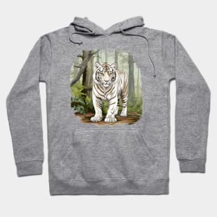 White Tiger From India Hoodie